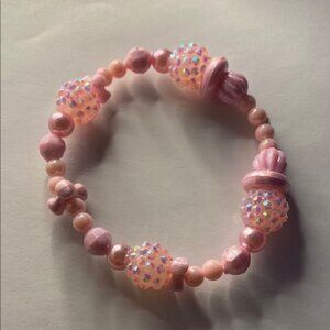 Pink Beaded Bracelet